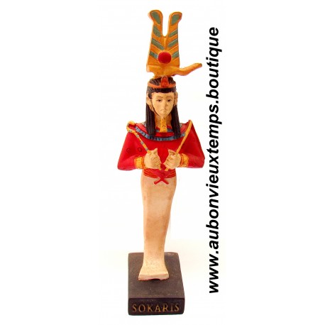 STATUETTE DIEU EGYPTIEN SOKARIS PLASTOY 