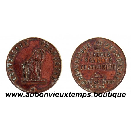 3 CENTIMES BRONZE ESSAI 1848 ANONYME