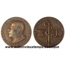 MEDAILLE BRONZE PROFESSEUR M. DUVOIR - MEDECINE DU TRAVAIL PAR RISPAL