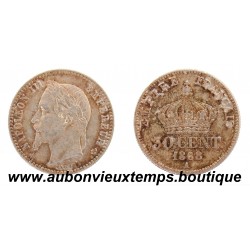50 CENTIMES ARGENT 1868 A NAPOLEON III