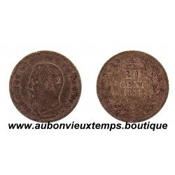 20 CENTIMES ARGENT 1854 A NAPOLEON III