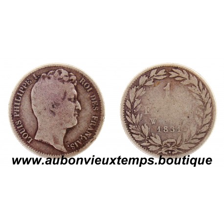 FRANC ARGENT 1831 W LOUIS PHILIPPE 1er