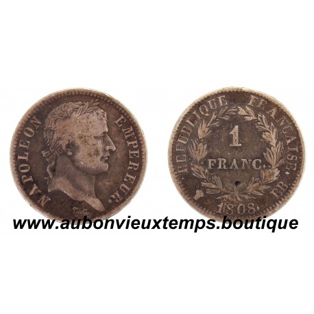 FRANC ARGENT 1808 BB NAPOLEON 1er