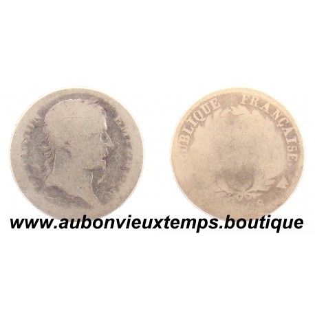 DEMI FRANC ARGENT 1808 W NAPOLEON 1er