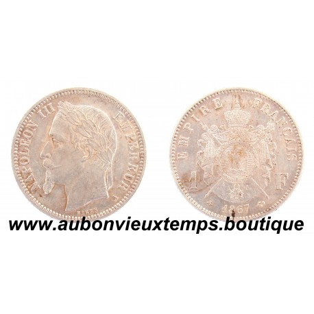 FRANC ARGENT 1867 A NAPOLEON III