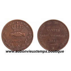 MEDAILLE BRONZE - ANNIVERSAIRE DU 30 JUILLET 1830