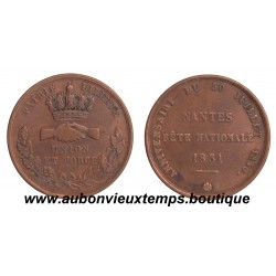 MEDAILLE BRONZE - ANNIVERSAIRE DU 30 JUILLET 1830