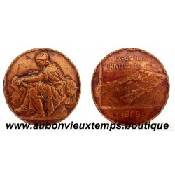 MEDAILLE BRONZE EXPOSITION UNIVERSELLE 1889 