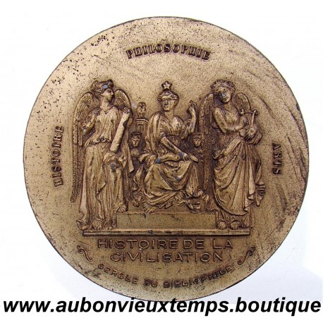 MEDAILLE HISTOIRE DE LA CIVILISATION CERCLE BIBLIOPHILE 