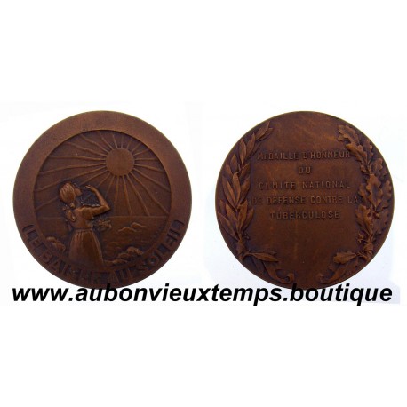 MEDAILLE BRONZE LE BAISER AU SOLEIL COMITE NATIONAL TUBERCULOSE