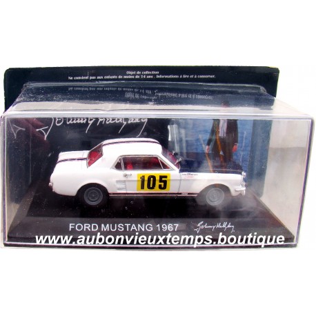 HACHETTE 1/43 FORD MUSTANG 1967 - JOHNNY HALLYDAY