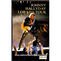 VHS - JOHNNY HALLYDAY - LORADA TOUR 1995