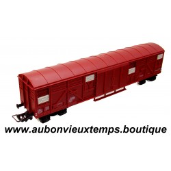  JOUEF HO 1/87 WAGON COUVERT à BOGIES N° 6531B 