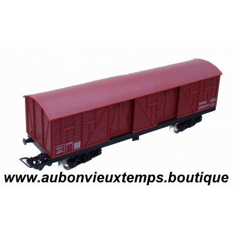 JOUEF HO 1/87 WAGON MARCHANDISES COUVERT A BOGIES T.P. N° 6530