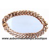 BRACELET GOURMETTE OR 18K 750/1000