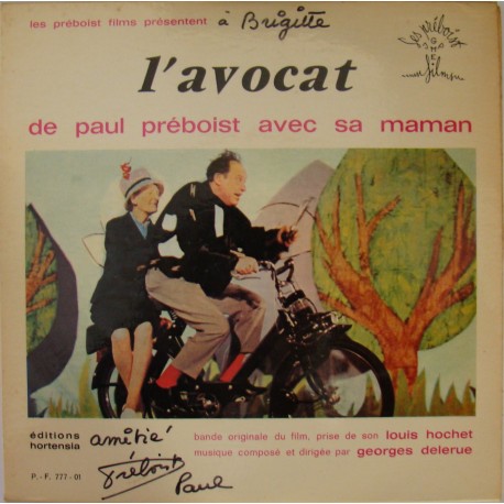 45T L'AVOCAT - PAUL PREBOIST 