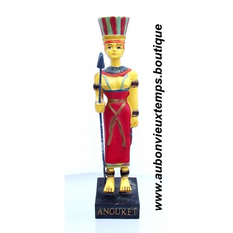 STATUETTE DEESSE EGYPTIENNE ANOUKET PLASTOY