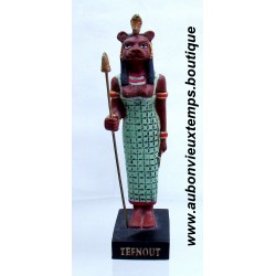 STATUETTE DEESSE EGYPTIENNE TEFNOUT PLASTOY 