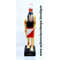 STATUETTE DIEU EGYPTIEN HORUS PLASTOY