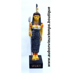 STATUETTE DEESSE EGYPTIENNE SELKIS PLASTOY 