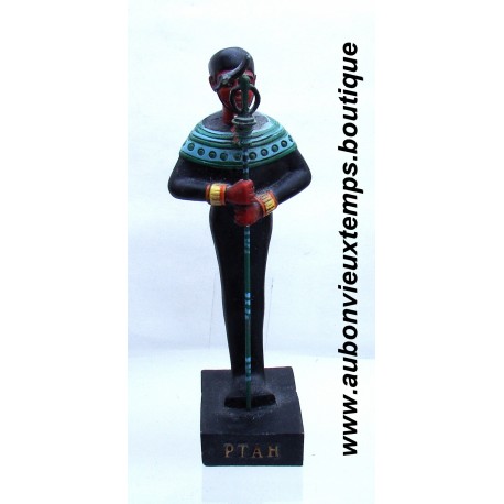 STATUETTE DIEU EGYPTIEN PTAH PLASTOY