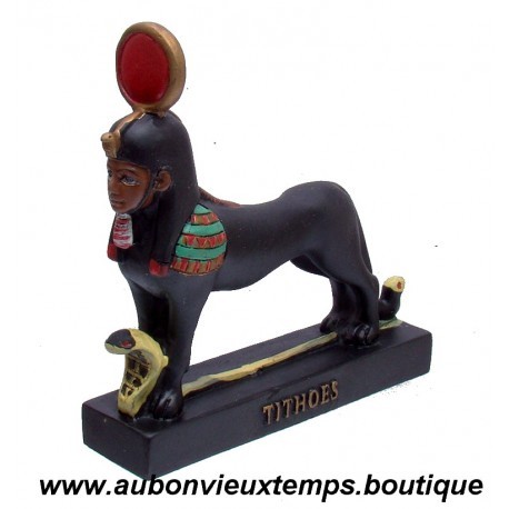 STATUETTE DIEU EGYPTIEN TITHOUES PLASTOY 