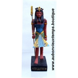 STATUETTE DIEU EGYPTIEN NEFERTOUM PLASTOY