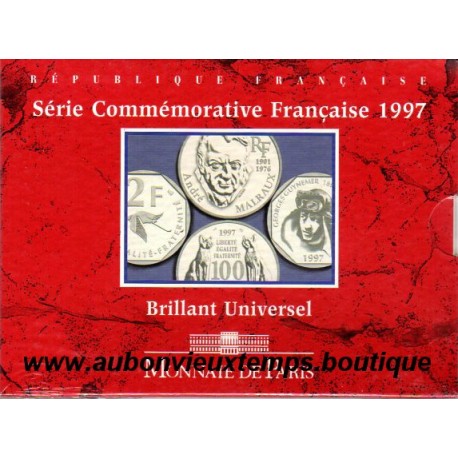 SET - SERIE COMMEMORATIVE FRANCAISE 1997 BU 