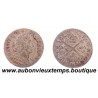 5 SOLS de STRASBOURG aux INSIGNES ( Argent 798 ‰ ) LOUIS XIV 1704 BB