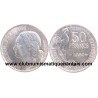 ESSAI 50 FRANCS G. GUIRAUD 1952 RARE PLAQUE ARGENT