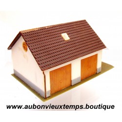 MAQUETTE FALLER 1/87 HO GARAGE DOUBLE Monté 