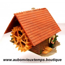 MAQUETTE FALLER 1/87 HO MAISON R+1 de CAMPAGNE avec ROUE à EAU ( avec moteur ) Montée 