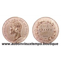 ESSAI ETAIN 100 FRANCS LOUIS PHILIPPE 1er 1831 CONCOURS de ROGAT