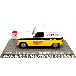 UNIVERSAL HOBBIES 1/43 RENAULT 4 FOURGONNETTE F4 RENAULT SERVICE 1983