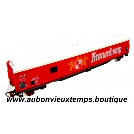 JOUEF 1/87 HO REF : 6731 WAGON MARCHANDISES COUVERT - KRONENBOURG