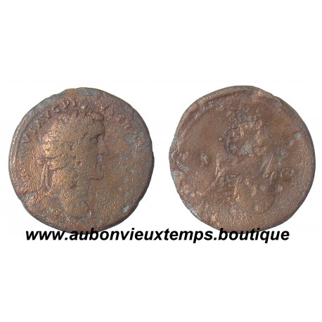 SESTERCE Bronze ANTONIN le PIEUX Tête laurée à droite 138 – 161 ap J.C.