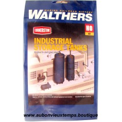 MAQUETTE WALTHERS 1/87 HO REF : INDUSTRIAL STORAGE TANKS