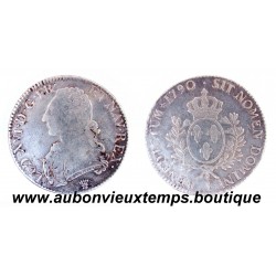 ECU aux BRANCHES d'OLIVIER ARGENT 1790 I LOUIS XVI 