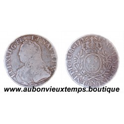 ECU aux BRANCHES d'OLIVIER ARGENT 1726 N LOUIS XV 