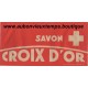 CHAPEAU EN PAPIER TOUR DE FRANCE 1960 SAVON CROIX D'OR