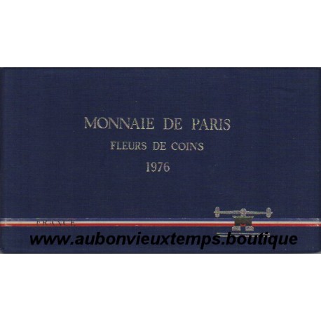 COFFRET SERIE FLEUR DE COIN MONNAIE DE PARIS 1976