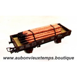 JOUEF for PLAYCRAFT HO 1/87 WAGON PLAT A 2 ESSIEUX - CONTAINERS SNCF MT JHO 162503