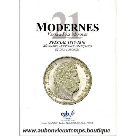  CGB MODERNES 21 - SPECIAL 1815 1870