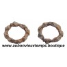 ROUELLES GAULOISES en PLOMB avec CABOCHONS