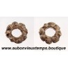 ROUELLES GAULOISES en PLOMB avec CABOCHONS