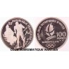 100 FRANCS 1990 ARGENT - SKI DE FOND - ALBERTVILLE 92