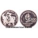 100 FRANCS 1991 ARGENT - HOCKEY SUR GLACE - ALBERTVILLE 92