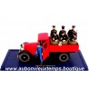 TINTIN EN VOITURE CAMION POLICE