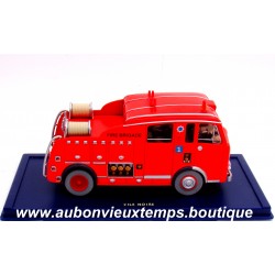 TINTIN EN VOITURE CAMION POMPIERS DENNIS F 101