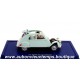 TINTIN EN VOITURE CITROEN 2 CV EMBOUTIE